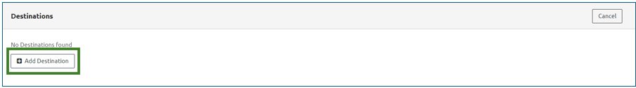 Add Destination