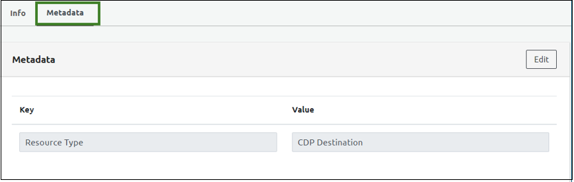 Edit metadata