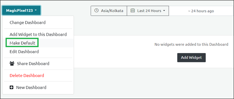 makedefaultdashboard